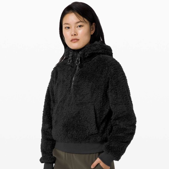 lululemon athletica Jackets & Blazers - Lululemon Oh So Sherpa Half Zip - Size 8